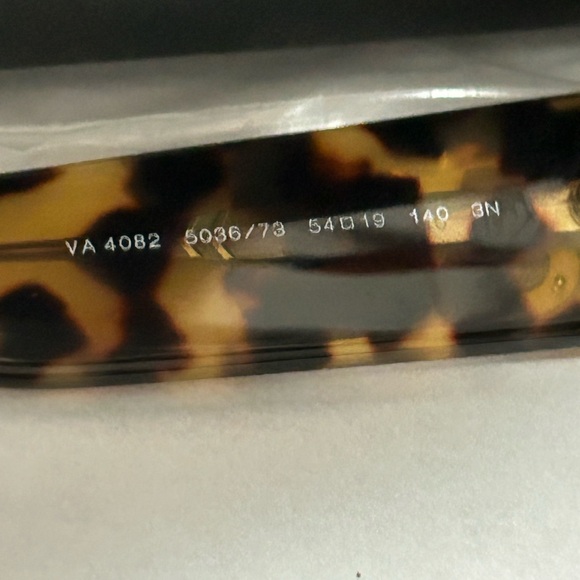 NWT Valentino 54mm square brown tan color sunglasses - Picture 7 of 12